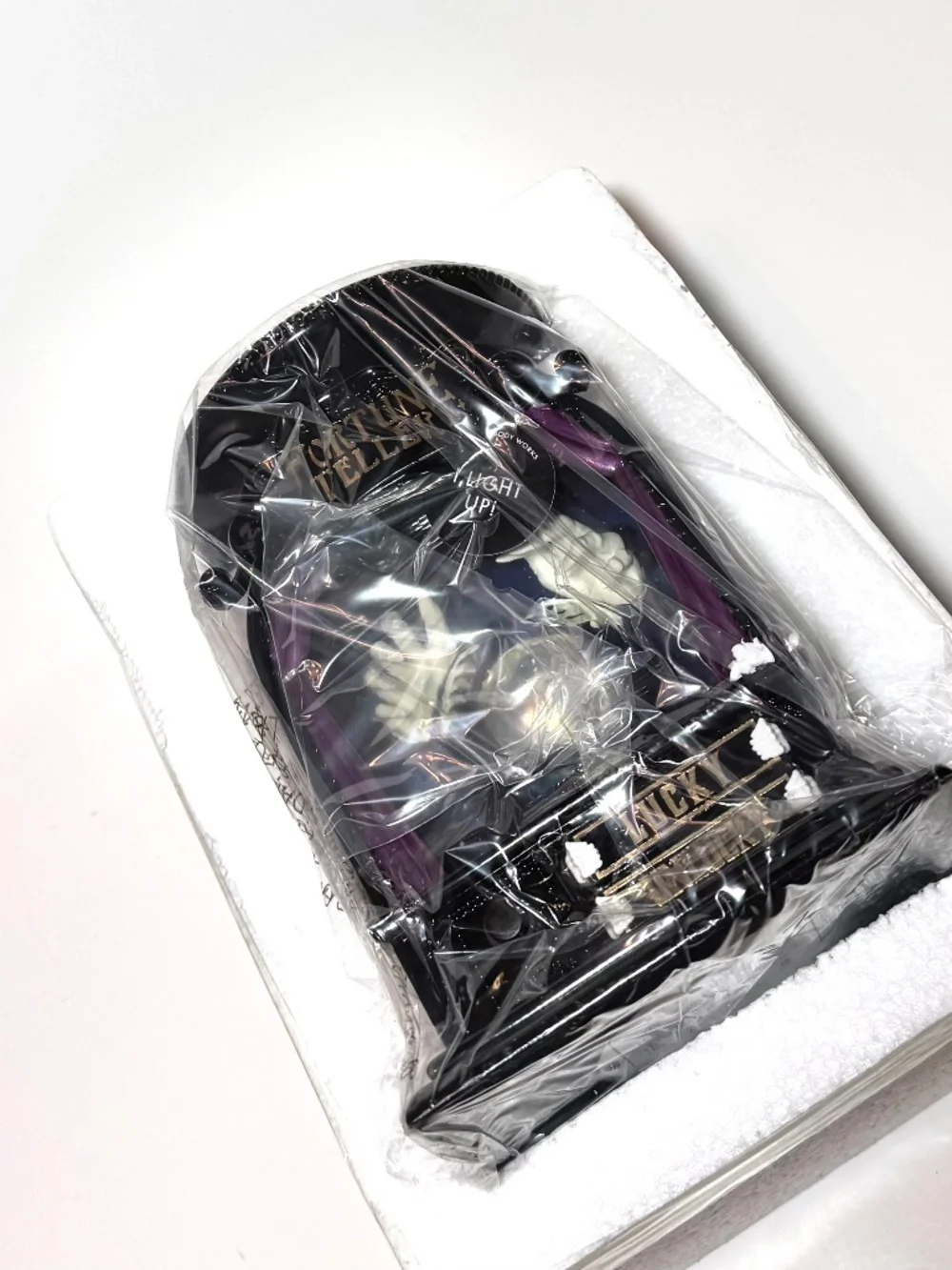 Light-up Glow-in-the-Dark FORTUNE TELLING 3-Wick Candle Holder